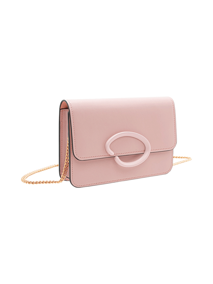 Oscar-de-la-Renta-Pochette-Calf-Bag-Pink-2