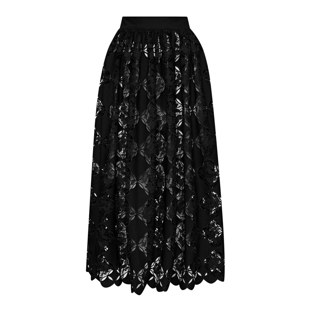 Gardenia Guipure Eyelet Full Dress