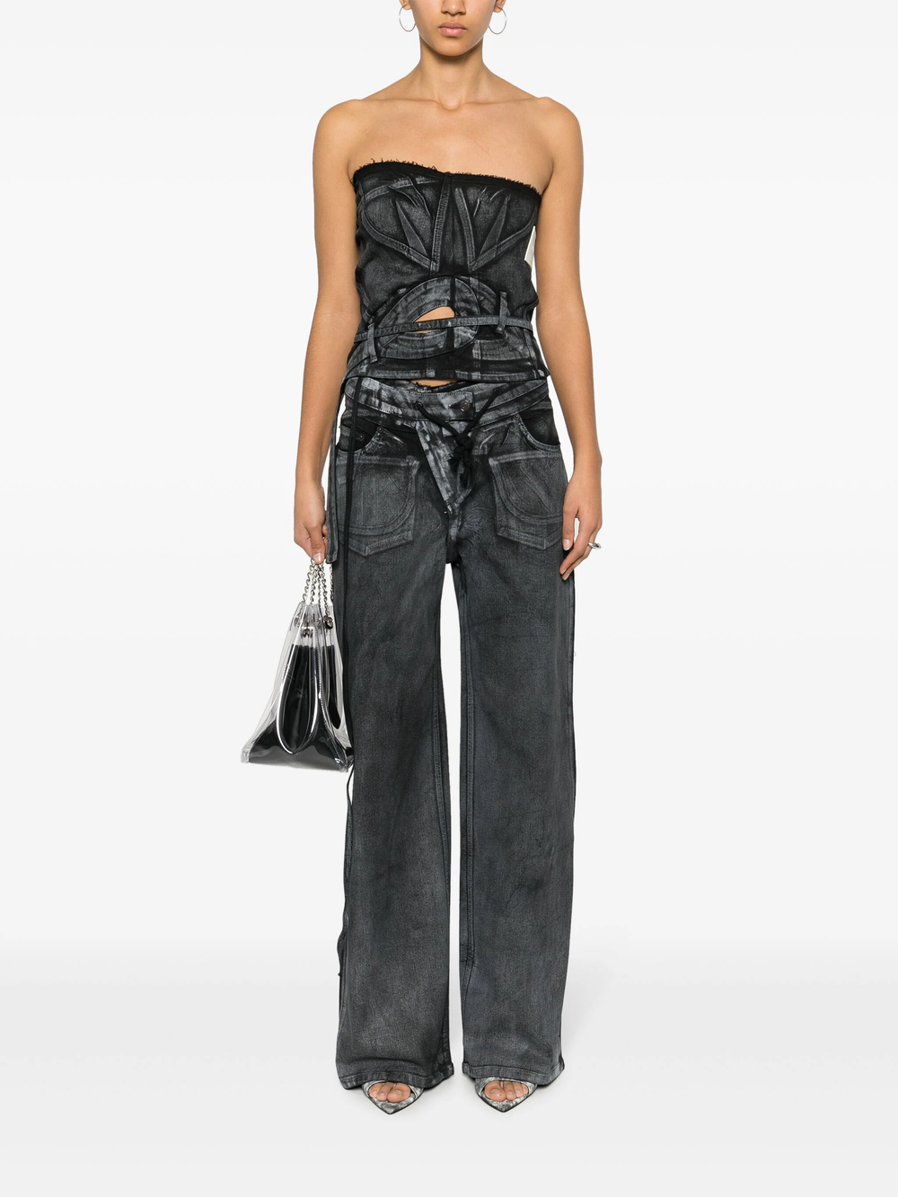 Ottolinger-Double-Fold-Pants-Black-2