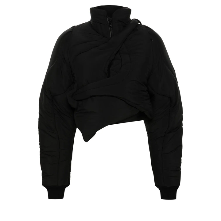 Ottolinger_Asymmetrical_Padded_Jacket_Black