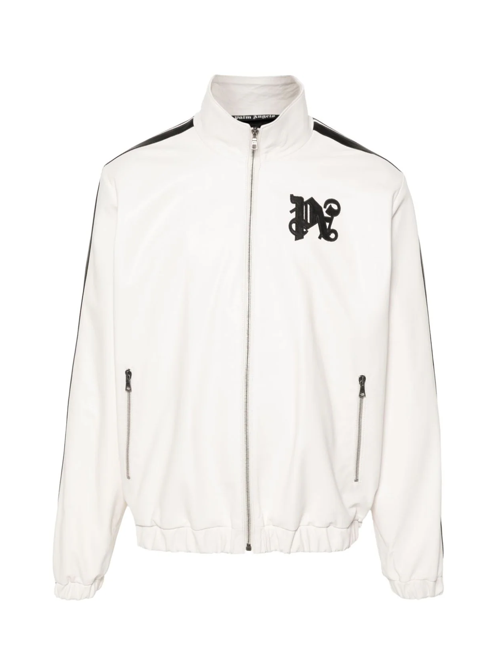 PALMANGELS_MonogramLeatherJacket-Off-White