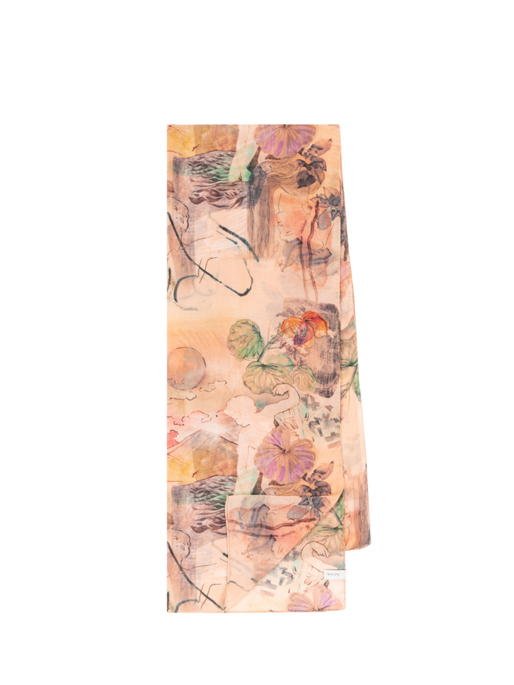 PAULSMITH_WomenScarfNarcissus-beige