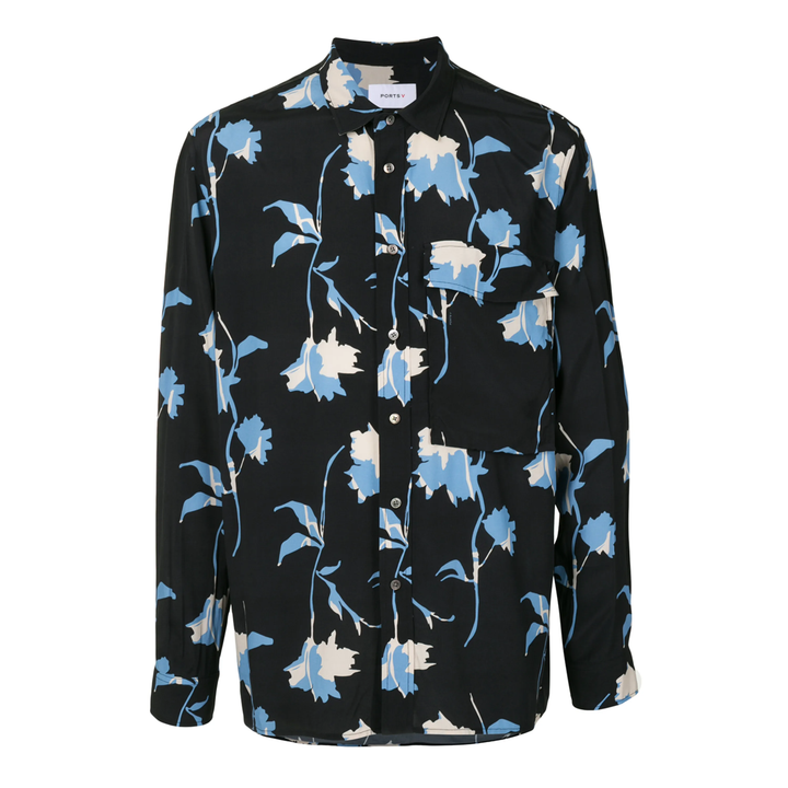 Floral Printed Long Sleeve Shirt