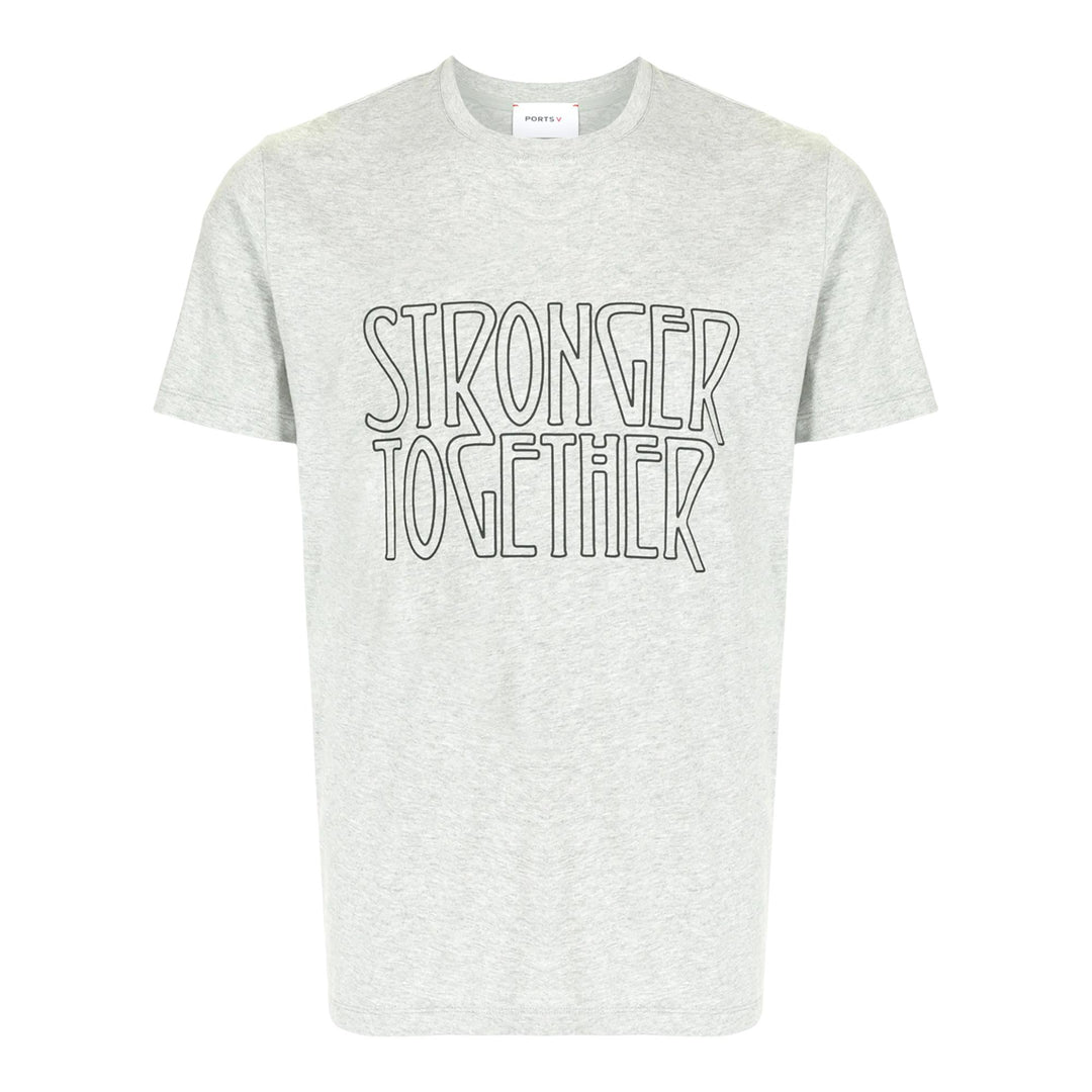 Club21 - PORTS V - Mens Knitted T-Shirt - TEES - Grey