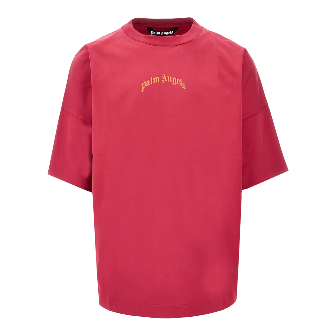 Back Curved Logo Over Tee