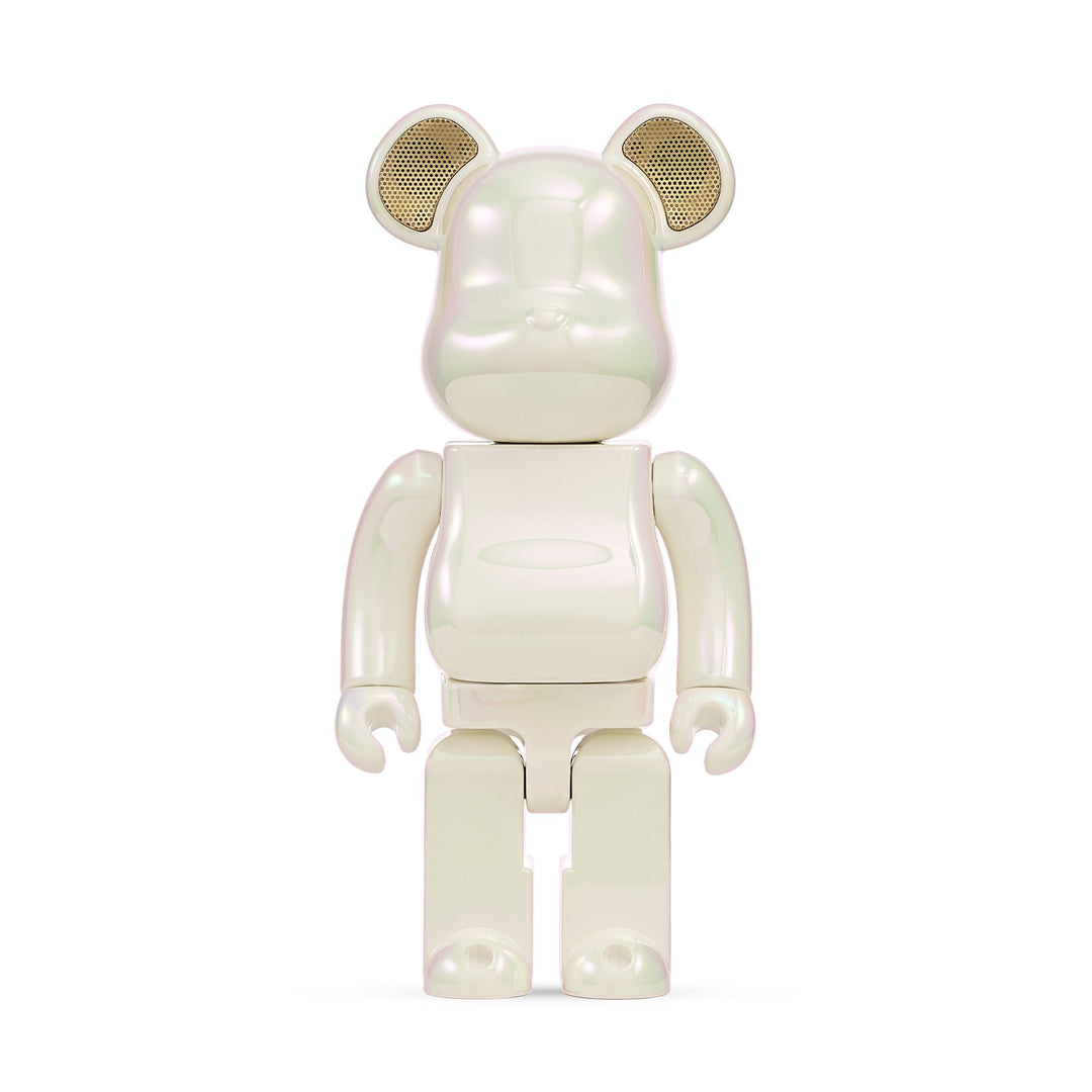 BE@RBRICK AUDIO 400% Portable Bluetooth® Speaker Iridescent Collection Pearl Mirage