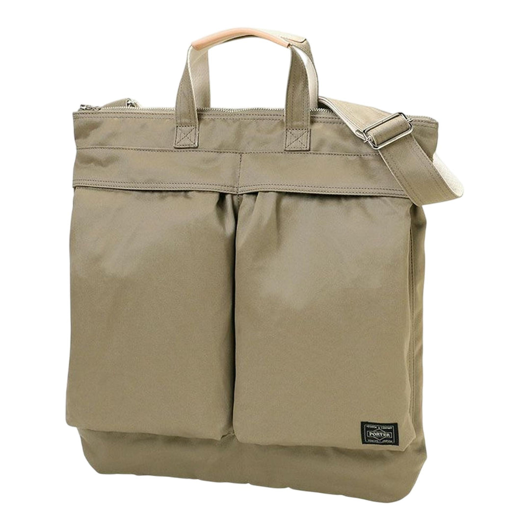 Club21 - Porter-Yoshida & Co. - Weapon 2Way Helmet Bag - TOP HANDLE - Beige