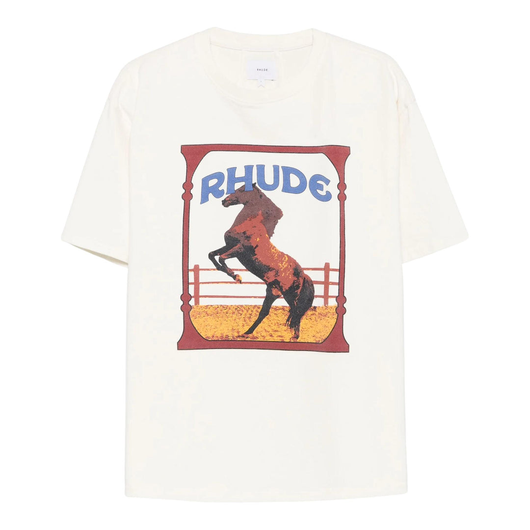 Club21 - RHUDE - Cadre Tee - TEES - White