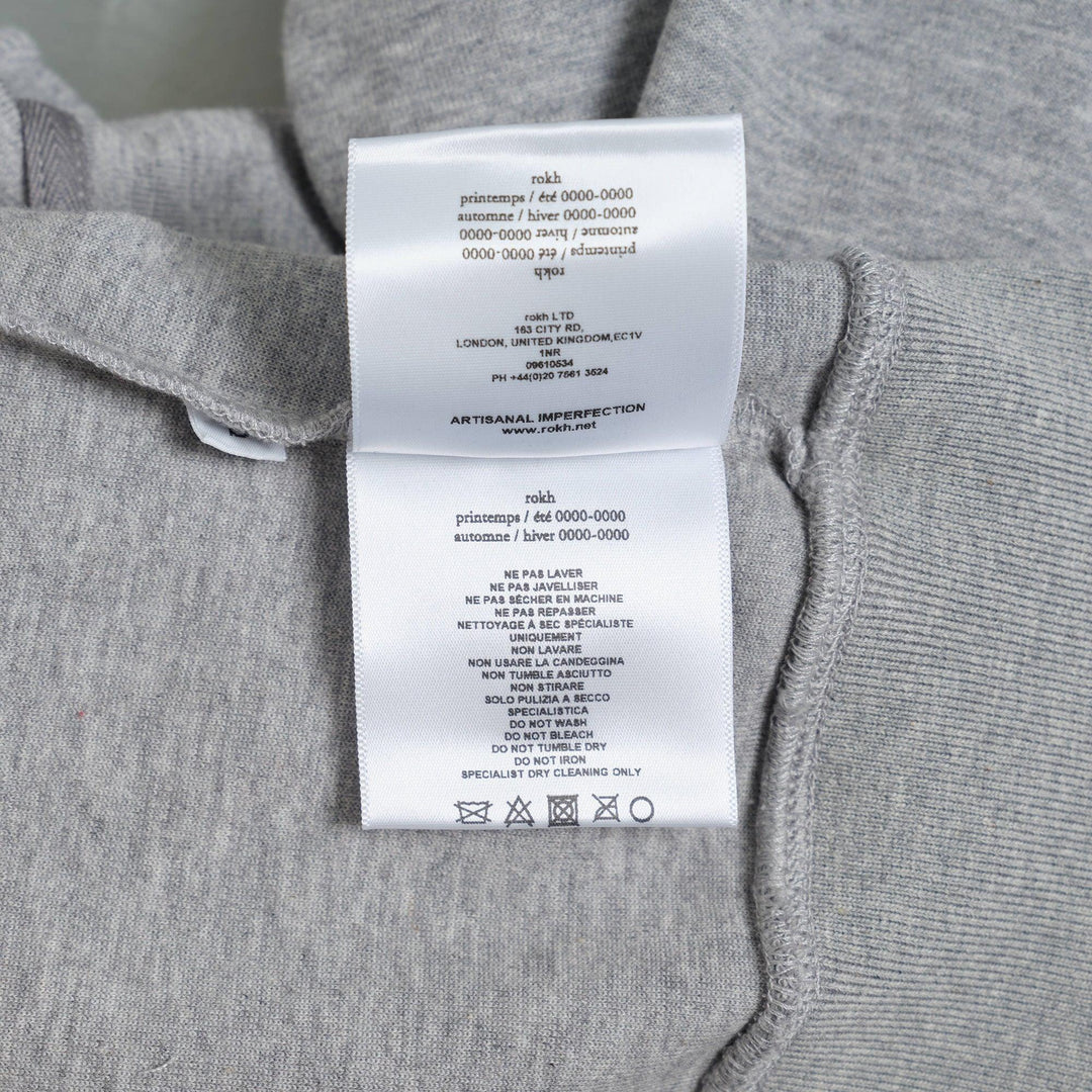 Club21 - ROKH - Broken Zip-Up Hoodie - SWEATERS - Grey