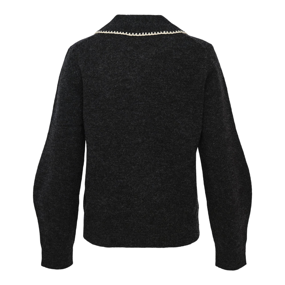 Club21 - Renli Su - Cotton Pleated Midi Skirt - KNIT TOPS - Grey