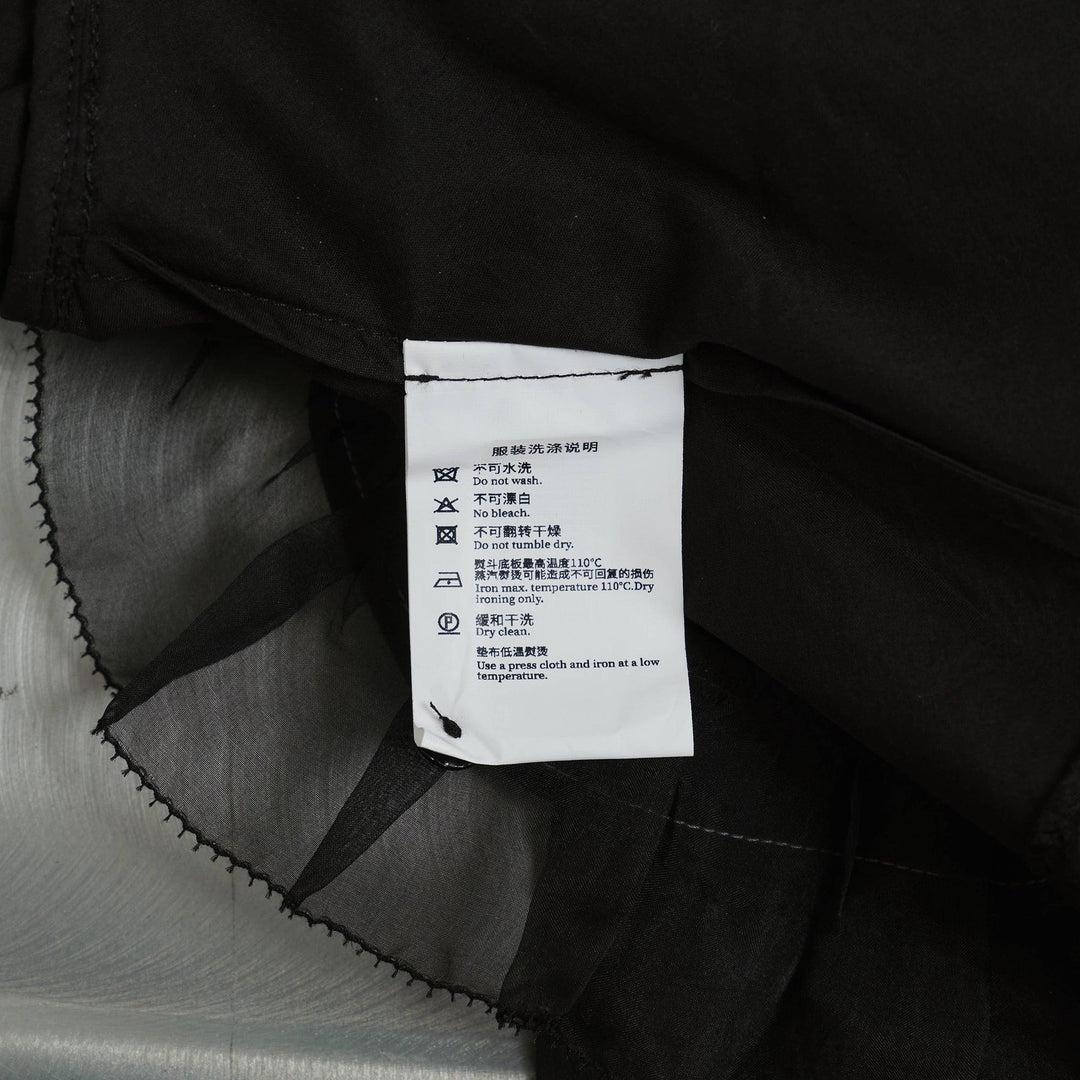 Club21 - Renli Su - Wool Polyester Flared Shorts - BLOUSES - Black