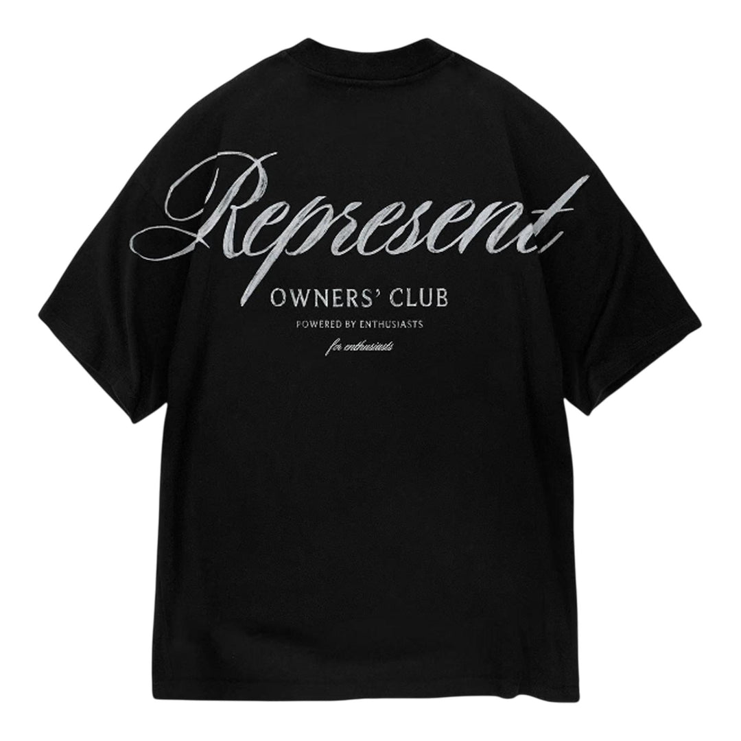 Club21 - Represent - Represent Owners Club Script Tee - TEES - Black