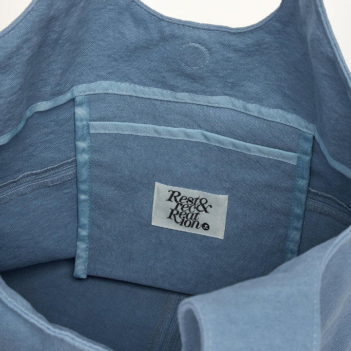 Club21 - Rest&Recreation - Cotton Shoulder Bag - HANDBAGS - Blue