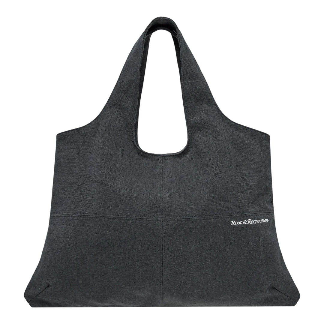 Club21 - Rest&Recreation - Cotton Shoulder Bag - HANDBAGS - Charcoal