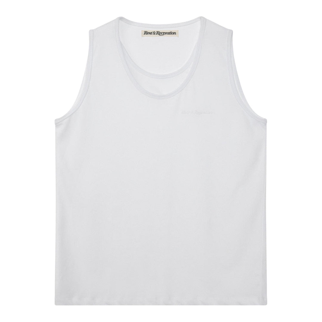 Club21 - Rest&Recreation - Layered Tank Top - TANK TOPS - White