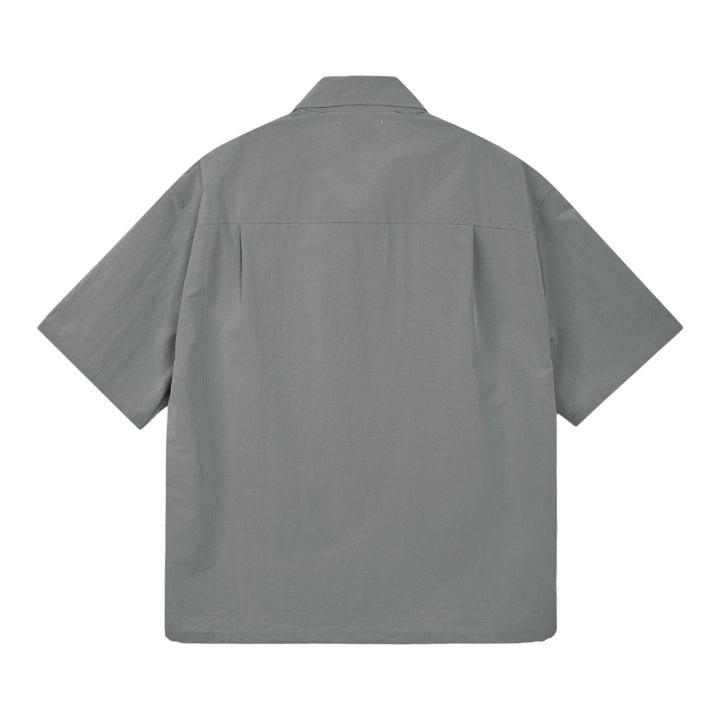 Club21 - Rest&Recreation - Nylon Half Shirt - SHIRTS - Grey