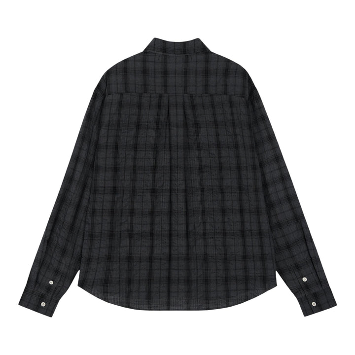 Club21 - Rest&Recreation - Oversized Check Shirt - SHIRTS - Charcoal