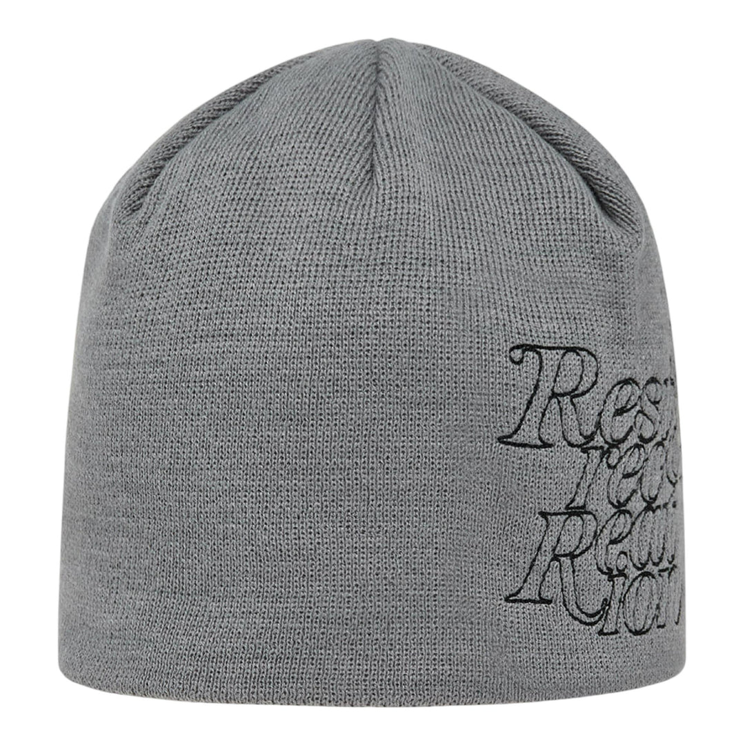 Club21 - Rest&Recreation - Stitch Logo Beanie - HATS - Charcoal