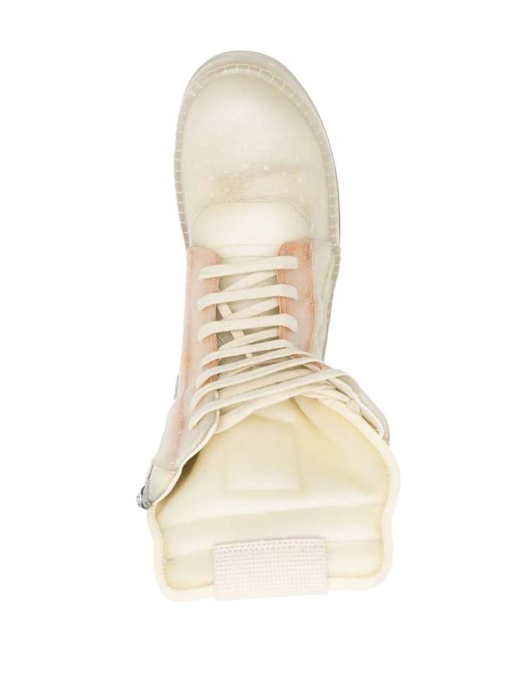 Rick Owens Geo basket Sneakers Natural 4