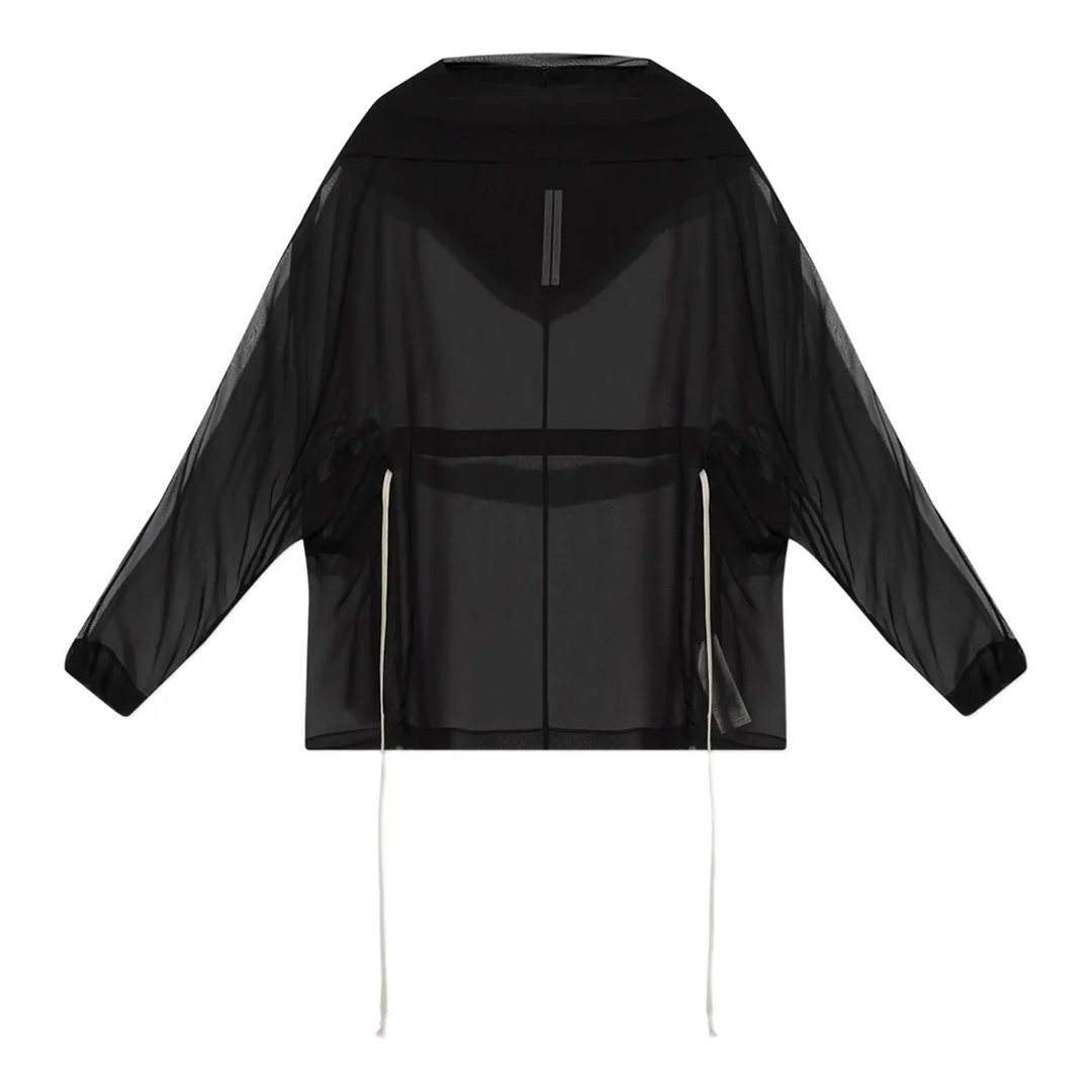 Hooded Tunic Silk Chiffon