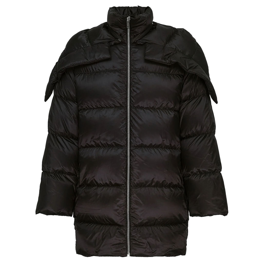 Woven Hooded Cyclopic Puffer