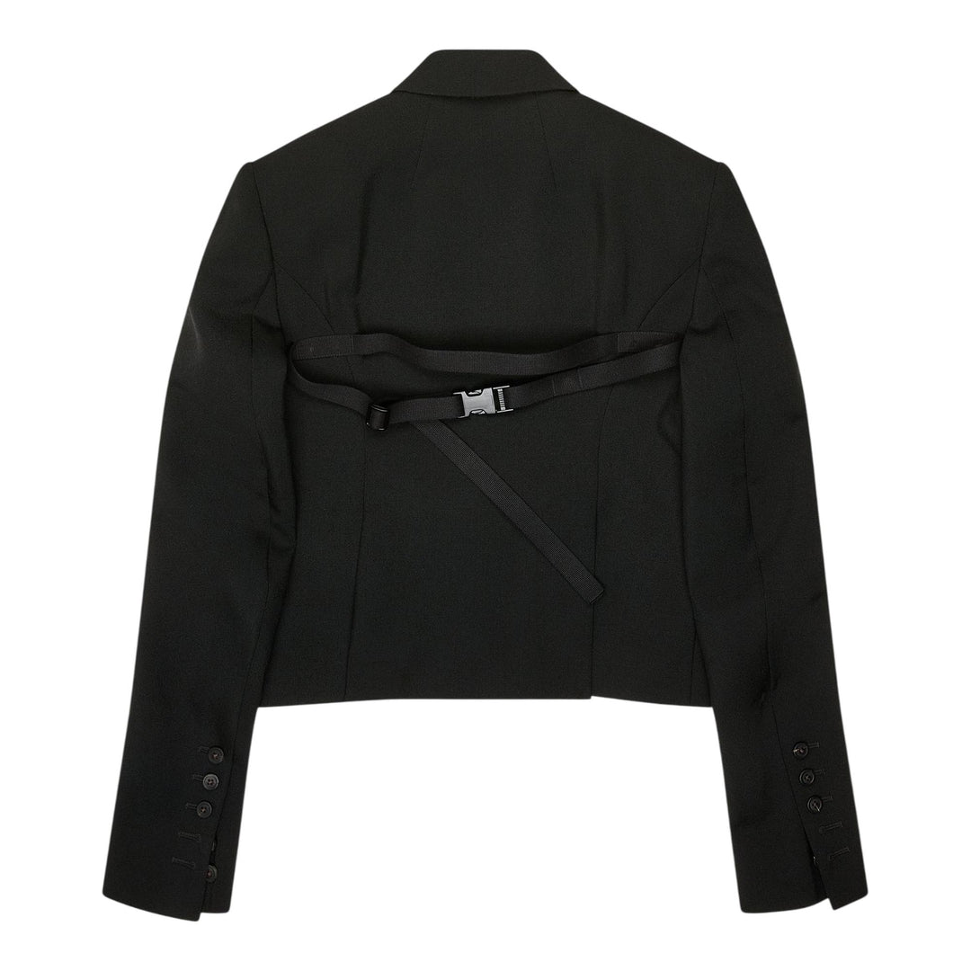 Club21 - Rick Owens - Alice Jacket Grain De Poudre - JACKETS - Black