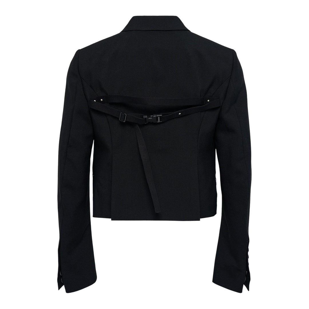 Club21 - Rick Owens - Alice Jacket Grain De Poudre Stud - JACKETS - Black