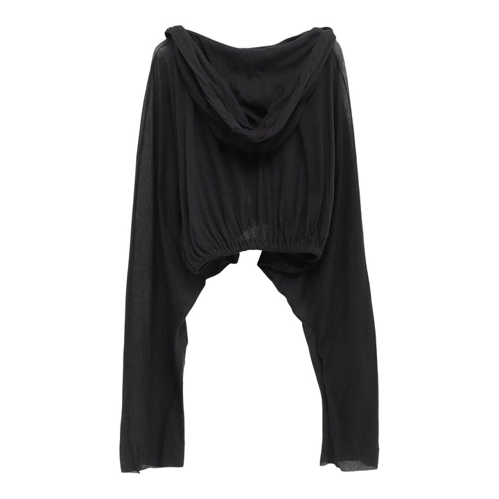 Club21 - Rick Owens - Cropped Hooded Tunic - KNIT TOPS - Black