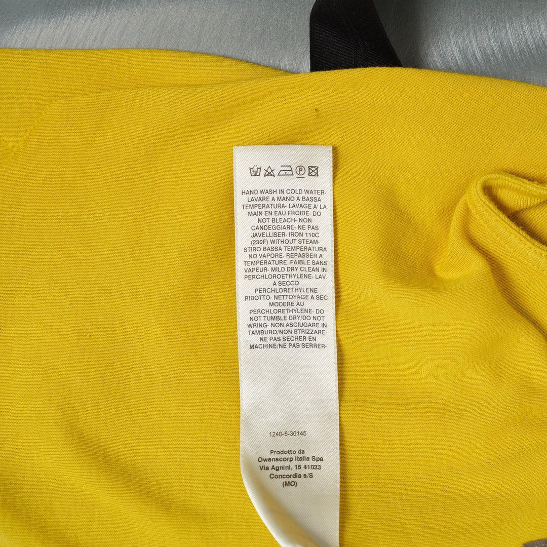 Club21 - Rick Owens DRKSHDW - Basic Tank Cropped Medium Weight - TANK TOPS - Yellow