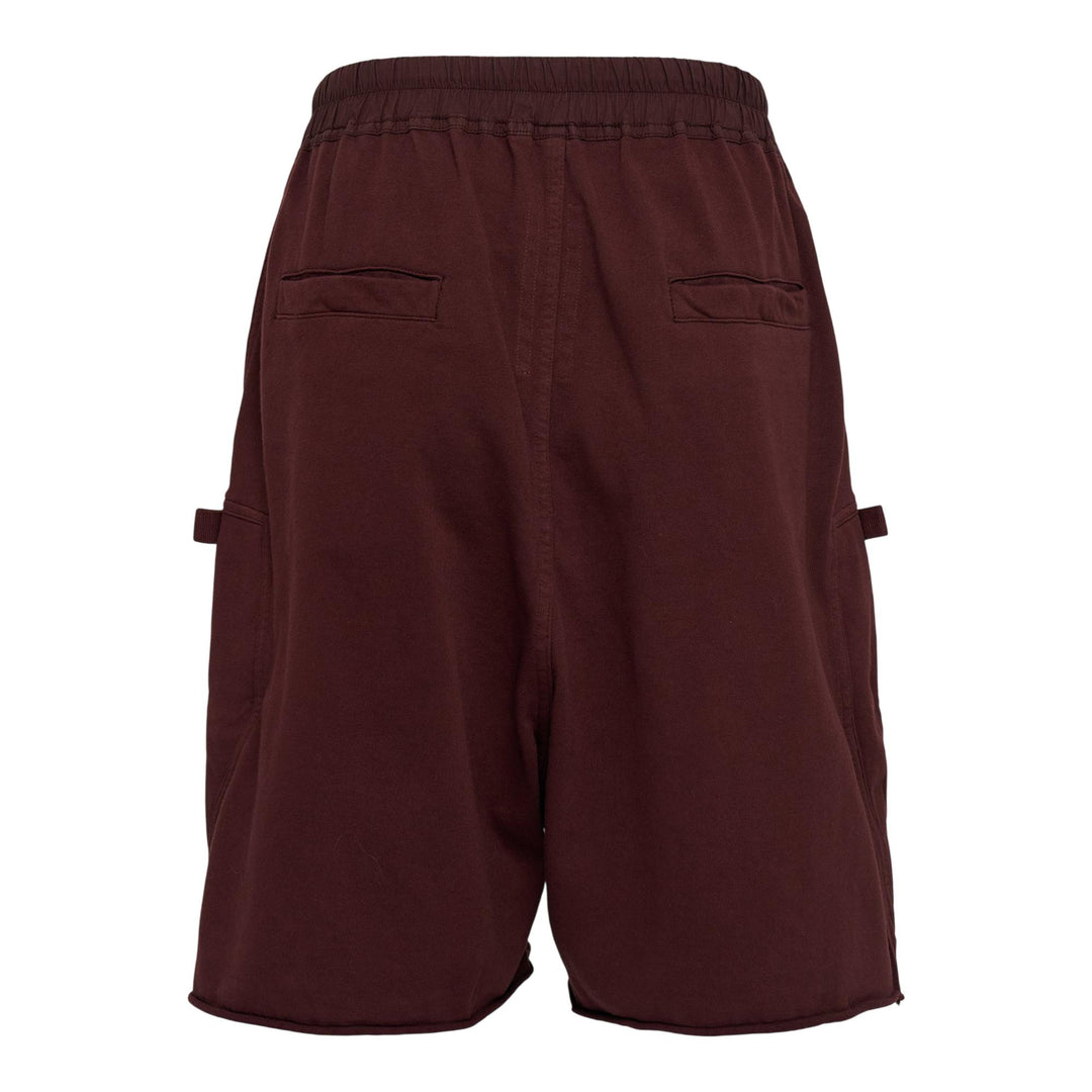 Club21 - Rick Owens DRKSHDW - Bauhaus Shorts Compact Heavy Jersey - SHORTS - Maroon