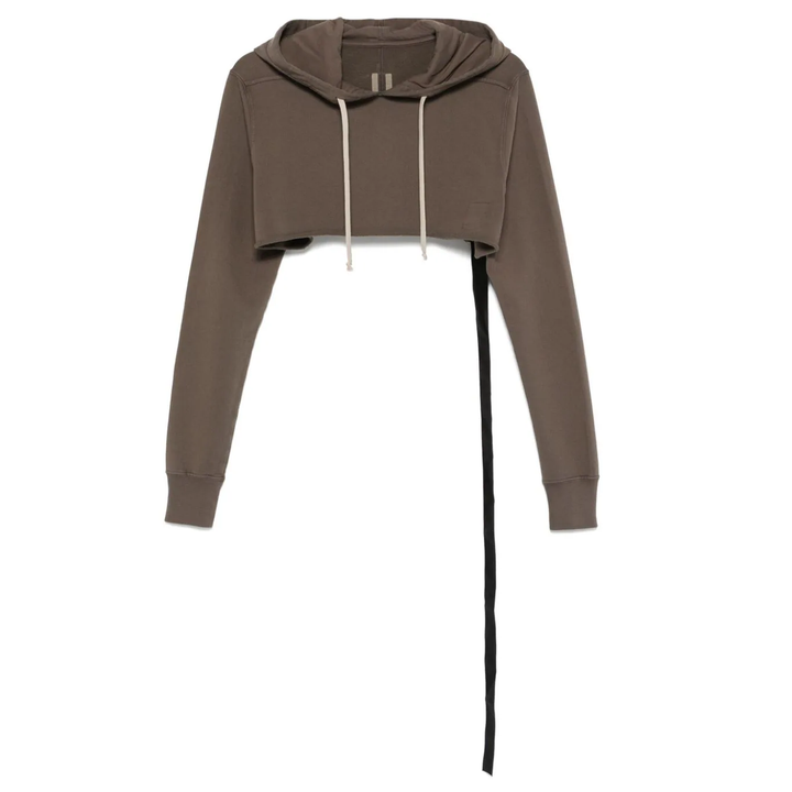 Rick_Owens_DRKSHDW_Cropped_Hoodie_Cotton_Jersey_Grey