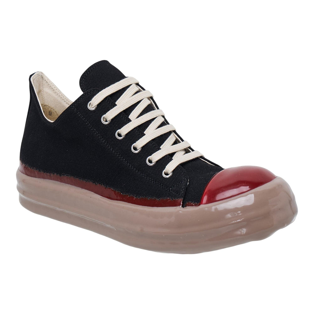 Club21 - Rick Owens DRKSHDW - Low Sneaks 13Oz Overdyed Denim - SNEAKERS - Red