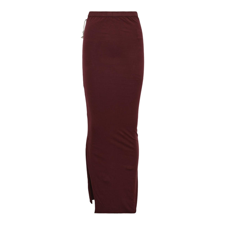 Club21 - Rick Owens DRKSHDW - Soft Edfu Skirt Medium Weight - SKIRTS - Burgundy