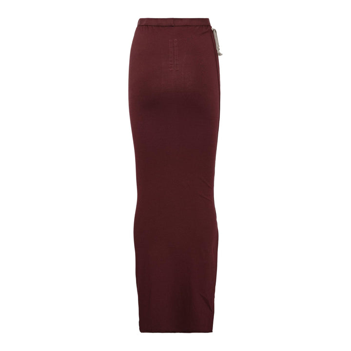 Club21 - Rick Owens DRKSHDW - Soft Edfu Skirt Medium Weight - SKIRTS - Burgundy