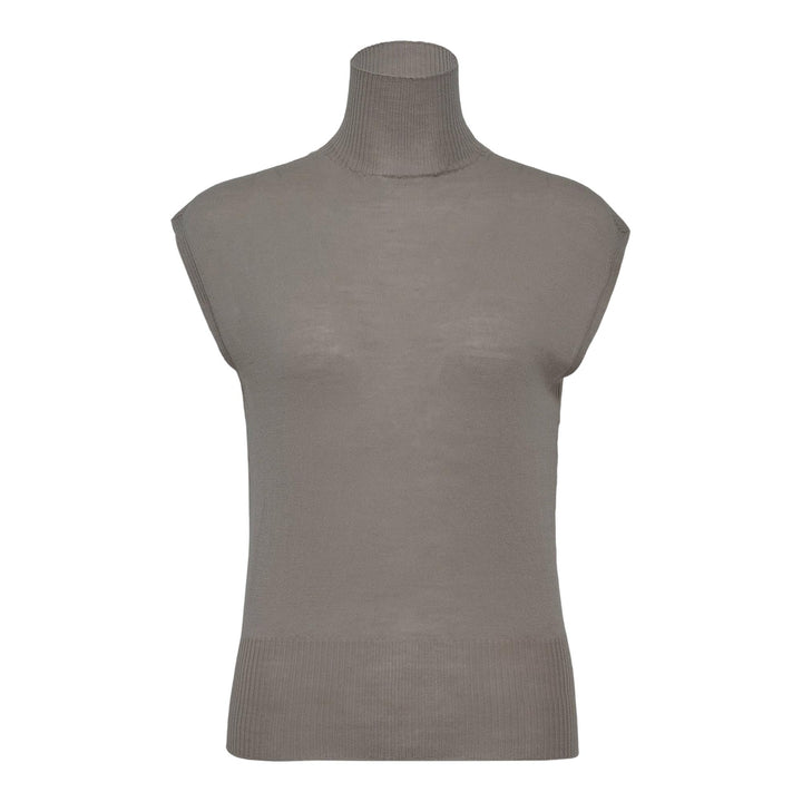 Club21 - Rick Owens - Light Weight Rasato Knit Top - KNIT TOPS - Light Grey