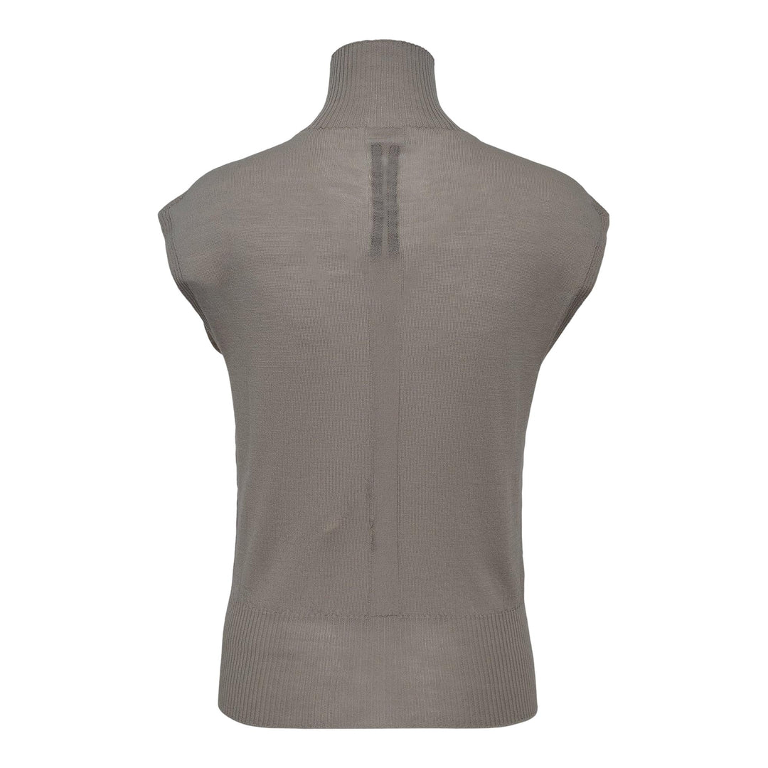 Club21 - Rick Owens - Light Weight Rasato Knit Top - KNIT TOPS - Light Grey