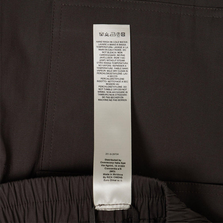 Club21 - Rick Owens - Rick S Pods Heavy Cotton Poplin - SHORTS - Charcoal
