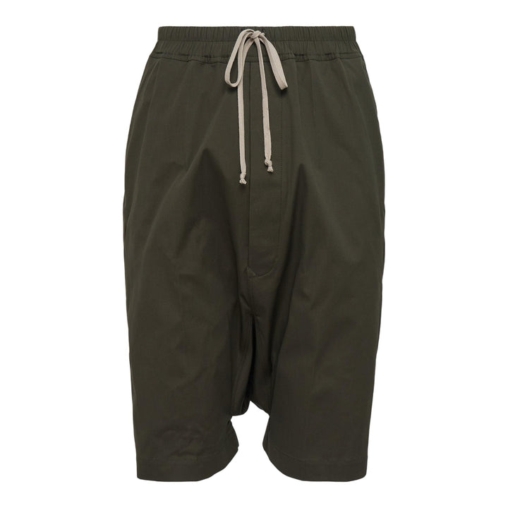 Club21 - Rick Owens - Rick S Pods Heavy Cotton Poplin - SHORTS - Green