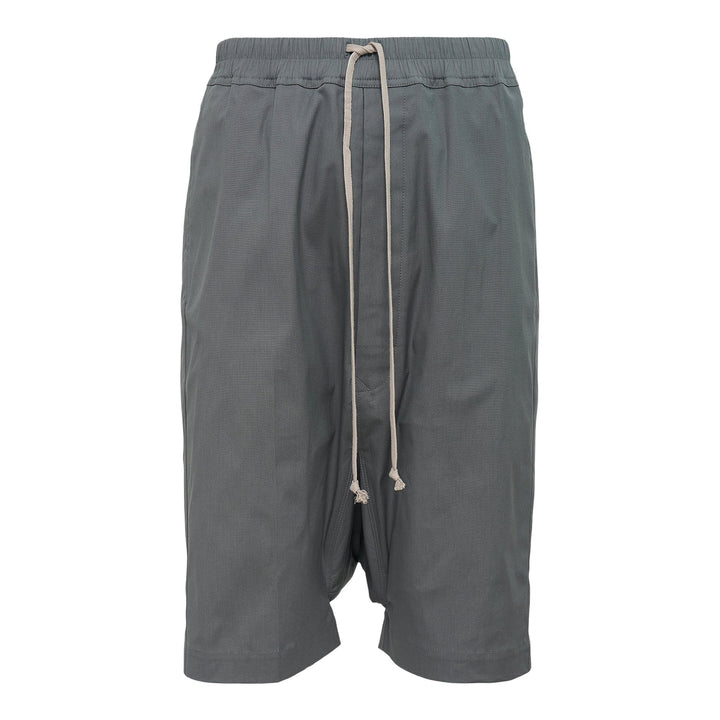 Club21 - Rick Owens - Rick S Pods Heavy Cotton Poplin Shorts - SHORTS - Indigo