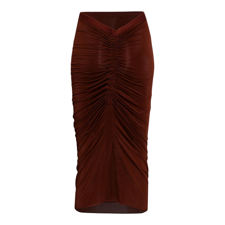Club21 - Rick Owens - Shrimp Skirt Heavy Stretch Cup - SKIRTS - Brown