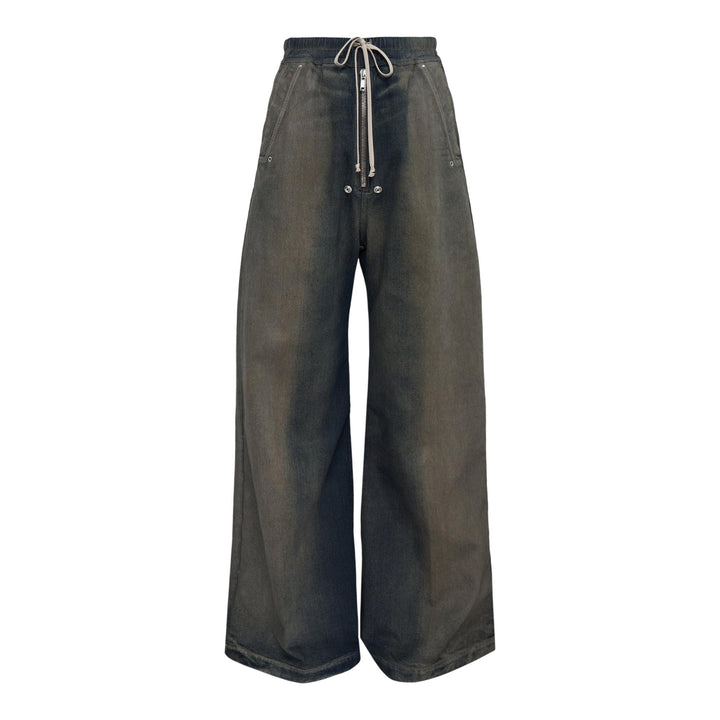 Club21 - Rick Owens - Wide Bela Pants 14oz Darkdust Degrade Slub Denim - PANTS - Denim
