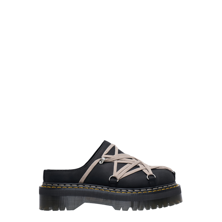 Quad Sole Megalace Flatform Mules