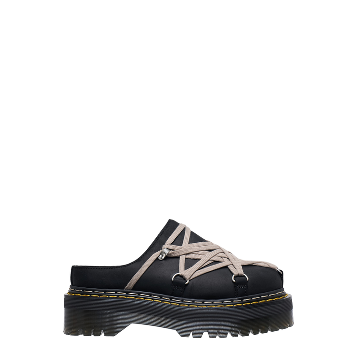 Quad Sole Megalace Flatform Mules