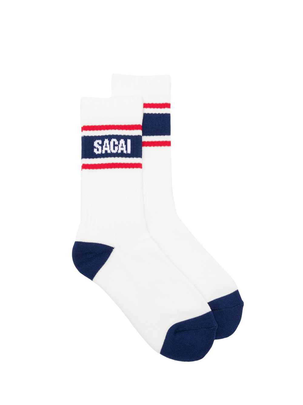 SACAI_LineSocks-Offwhite