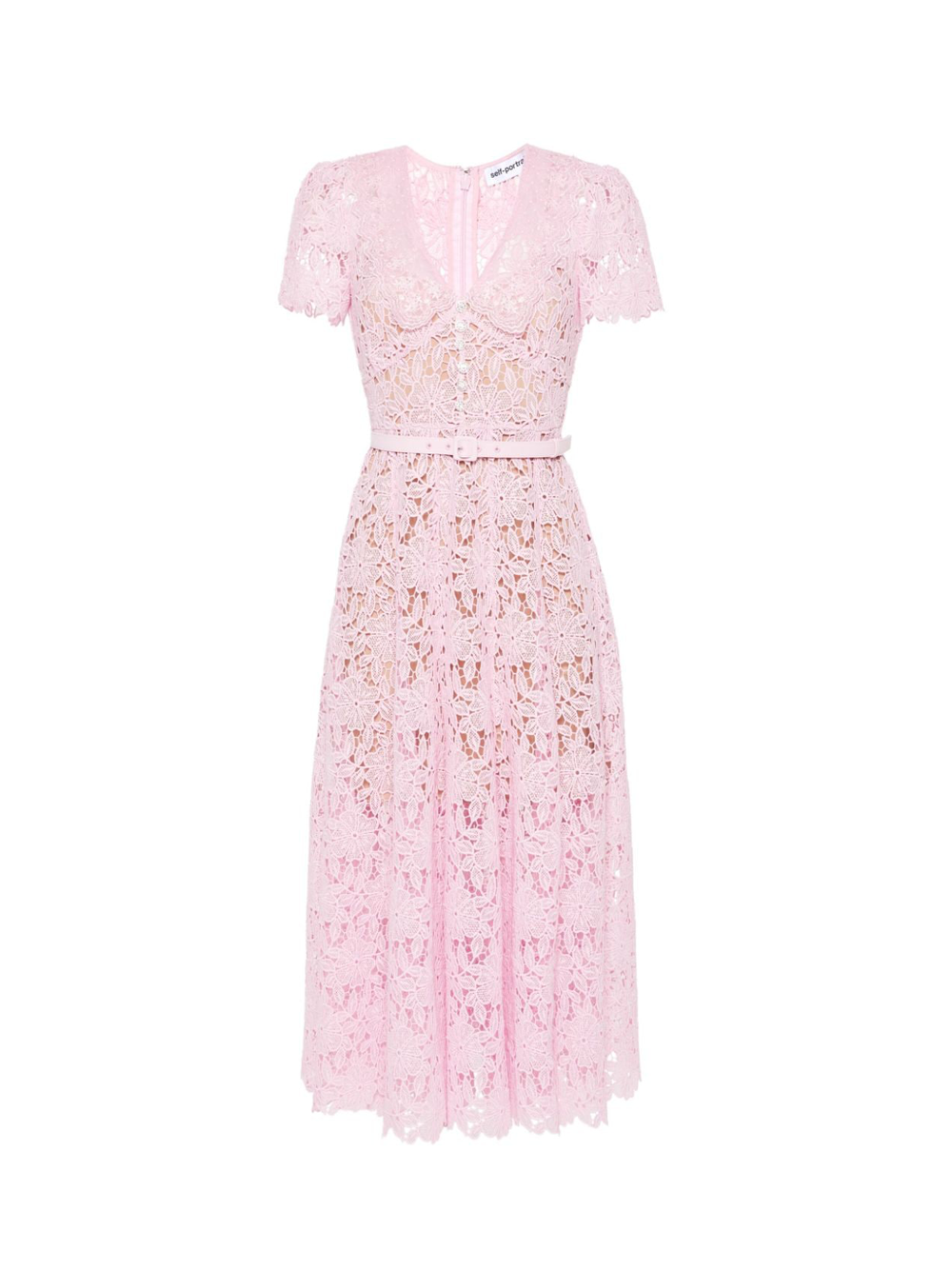 SELF-PORTRAIT_PalePinkGuipureLaceMidiDress_Pink