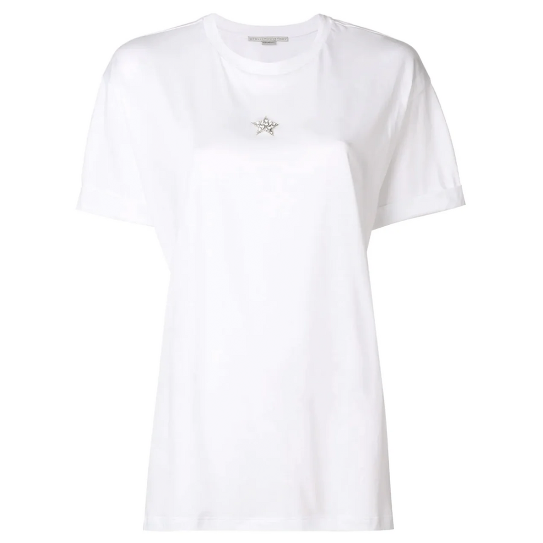 Crystal Mini Star Emb Tee