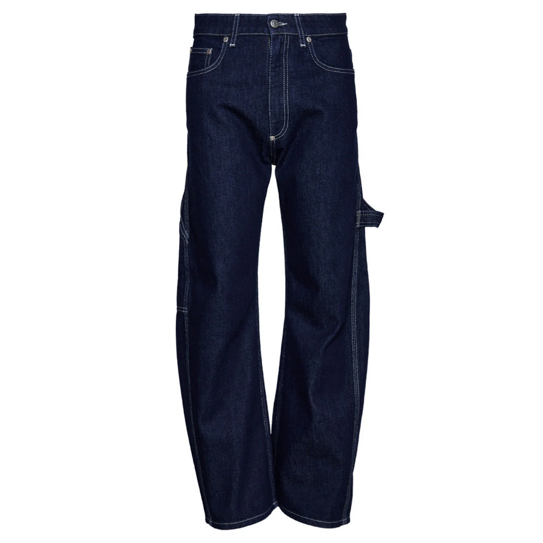 Dark Blue S-Wave Banana Jeans