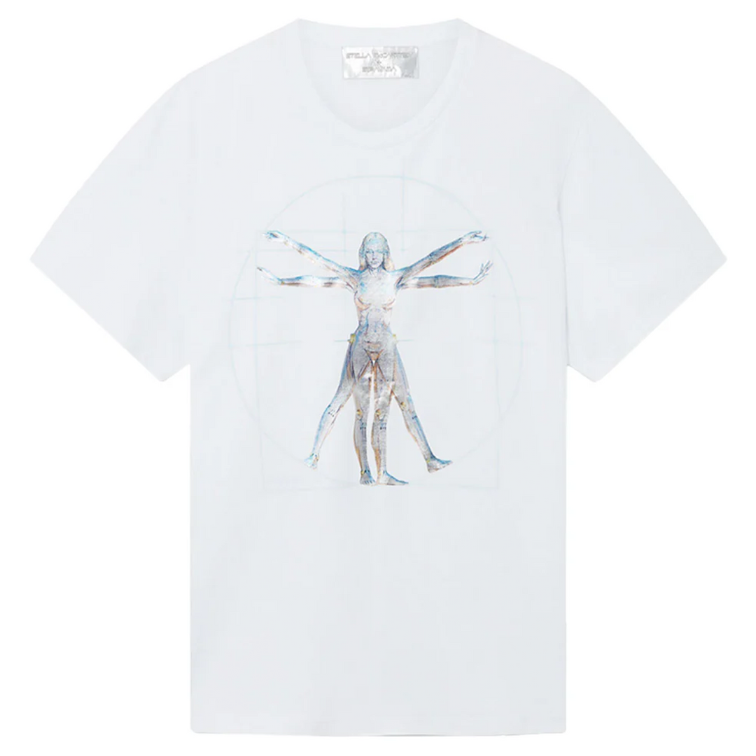 Stella McCartney + Sorayama Vitruvian 女款超大有機棉 T 卹