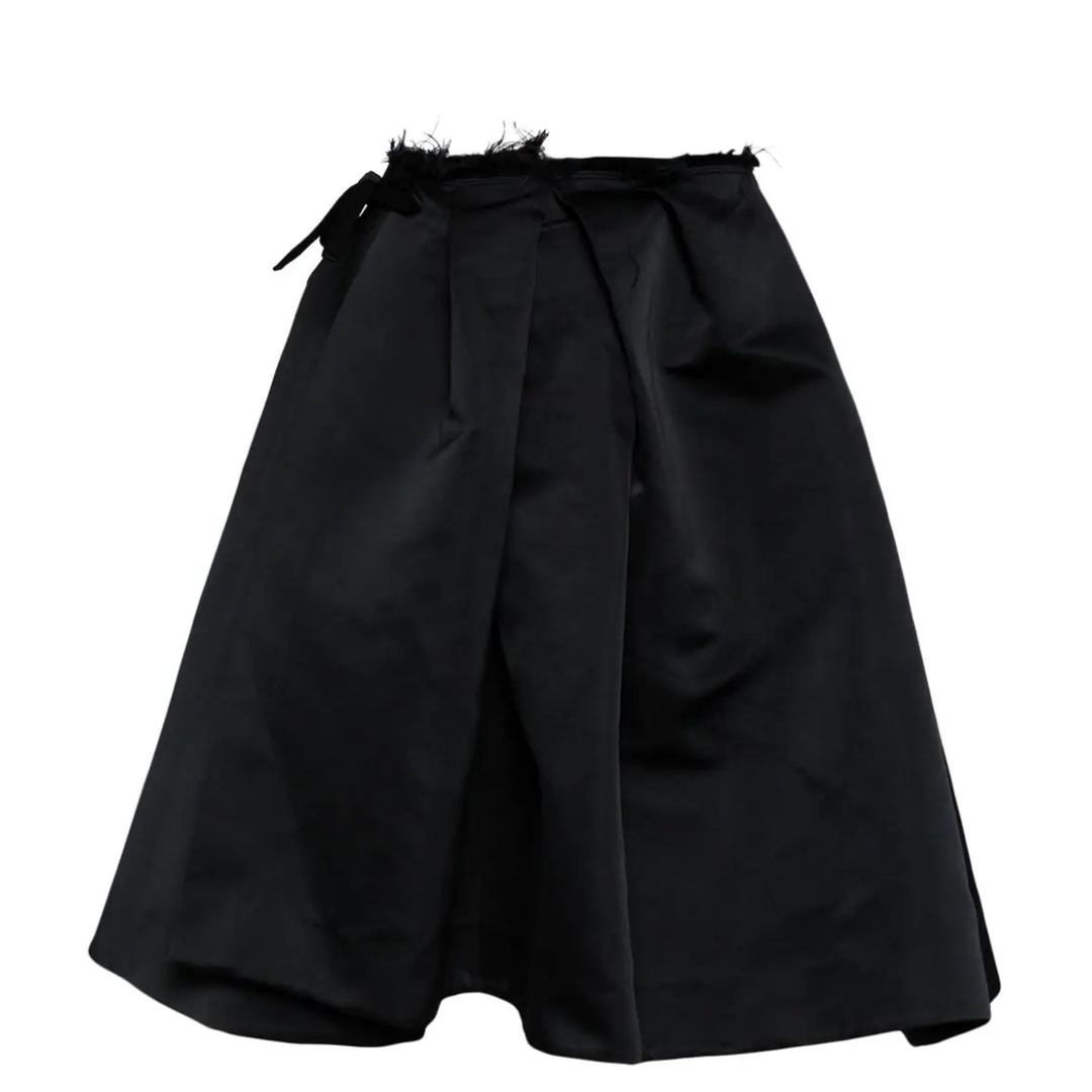 SUSHU_TONG_Irregular_Pleated_Maxi_Skirt_Black