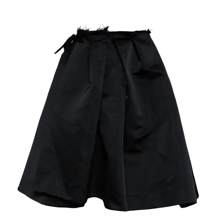 SUSHU_TONG_Irregular_Pleated_Maxi_Skirt_Black
